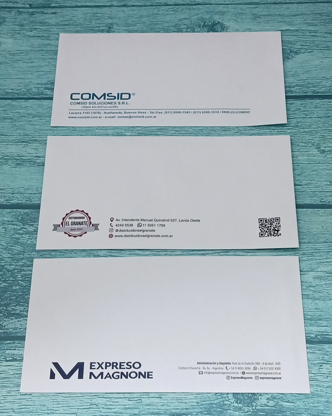 SOBRES PERSONALIZADOS
